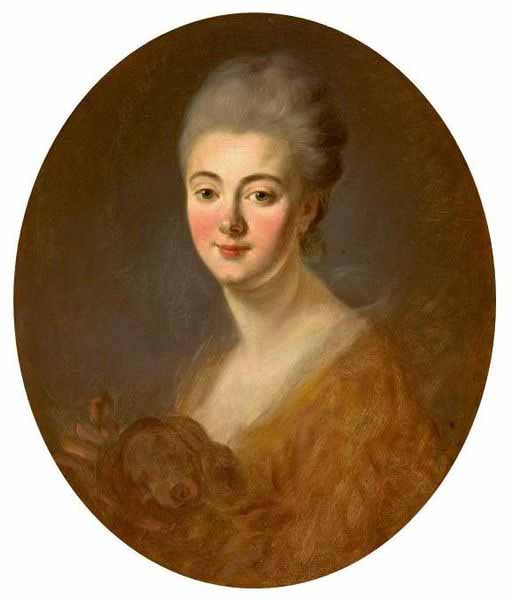 Portrait of Elisabeth-Sophie-Constance de Lowendhal, Countess of Turpin de Crisse